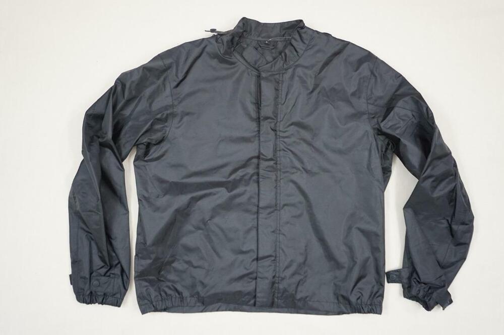 HARLEY DAVIDSON USED WOMEN L BLACK NYLON WINDBREAKER/RAIN JACKET/LINER/LAYER